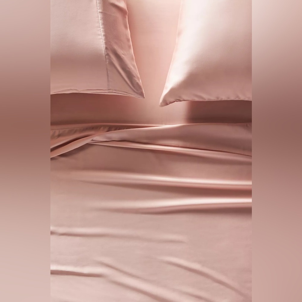 Anthropologie Sijo AiryWeight Eucalyptus Sheet Set Size Full NWT